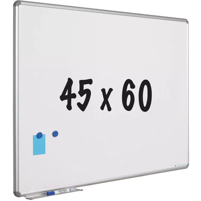 Whiteboard design profiel Wilkins - Magnetisch - Emaille staal - Wit - 45x60cm Whiteboards