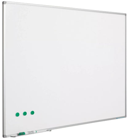 Whiteboard geëmailleerd staal Brock - Wit - Magnetisch - 90x120cm Whiteboards