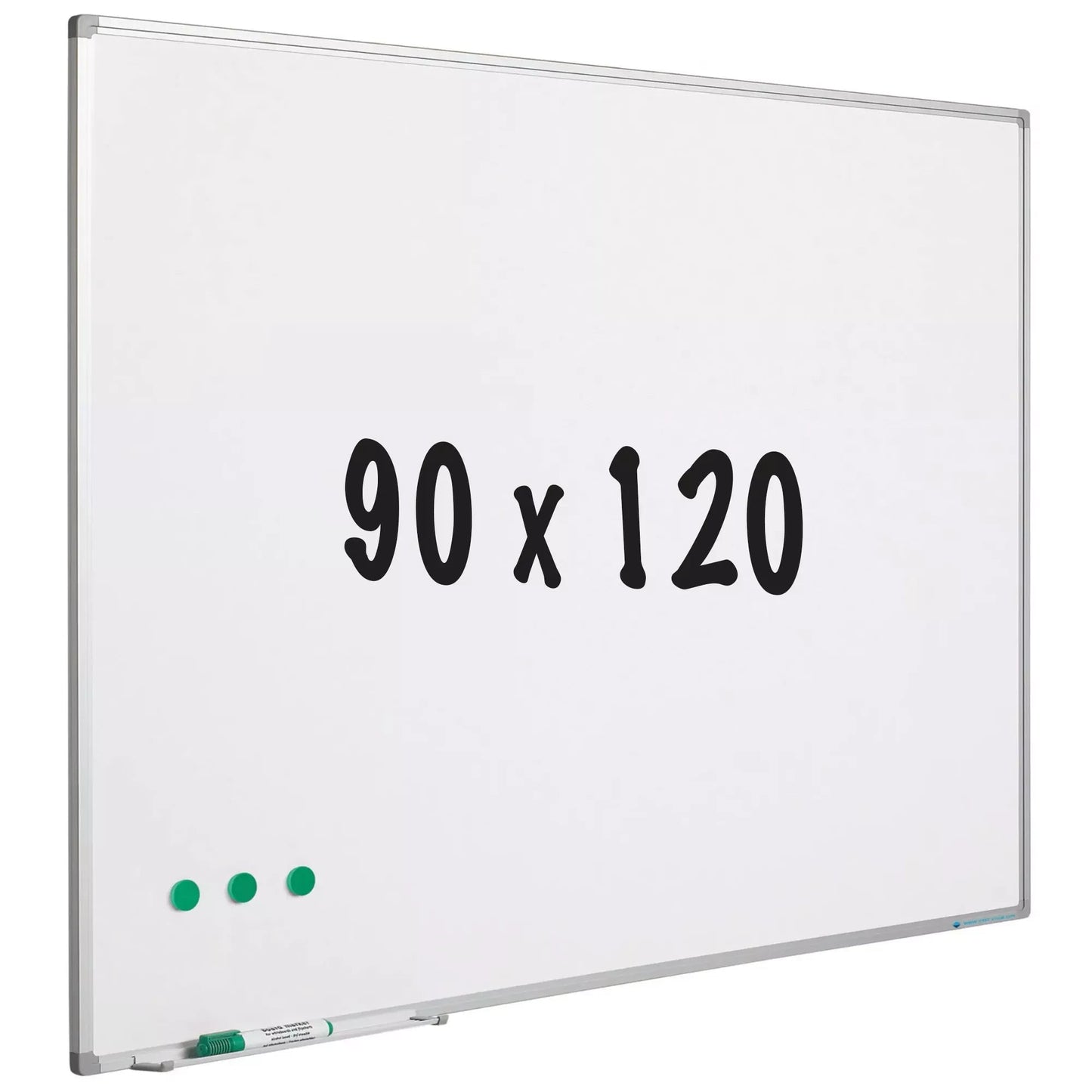 Whiteboard geëmailleerd staal Brock - Wit - Magnetisch - 90x120cm Whiteboards