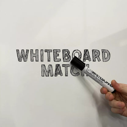 Whiteboard geëmailleerd staal Dominic - Wit - Magnetisch - 150x200cm Whiteboards