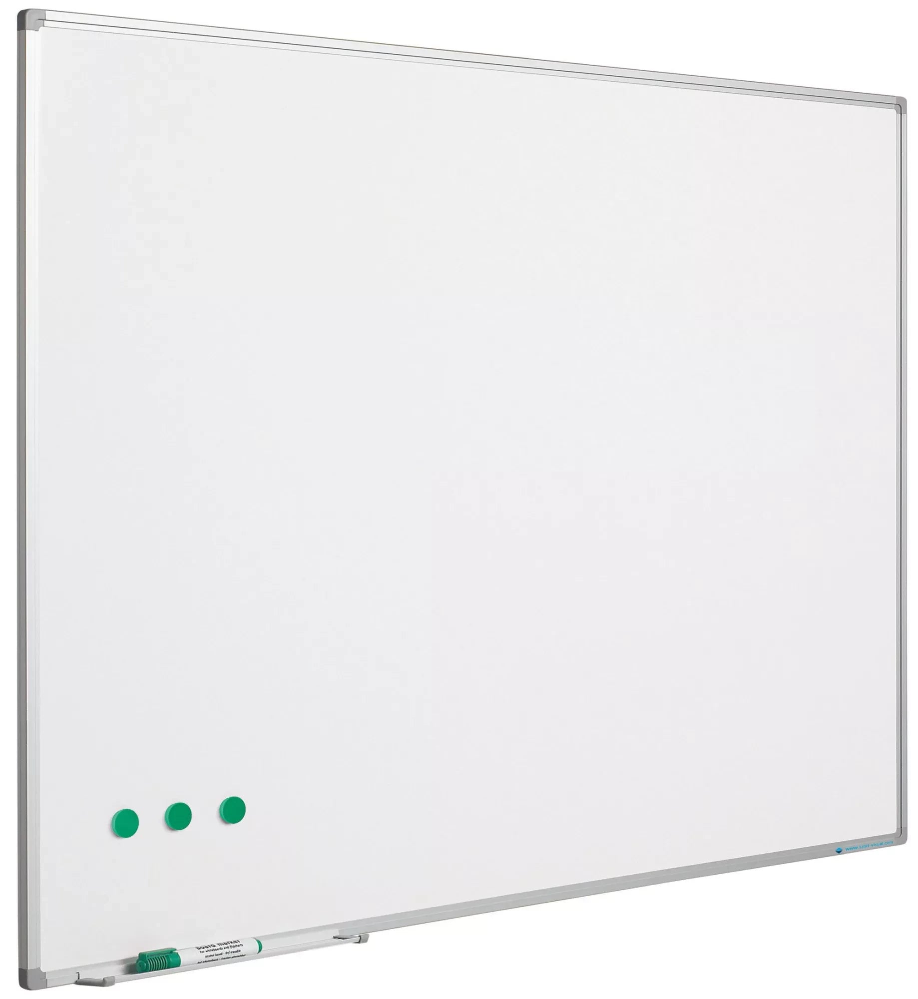 Whiteboard geëmailleerd staal Dominic - Wit - Magnetisch - 150x200cm Whiteboards