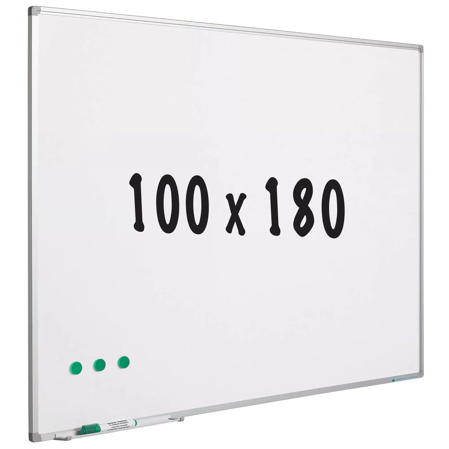 Whiteboard geëmailleerd staal Marian - Wit - Magnetisch - 100x180cm Whiteboards